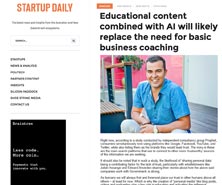 BRiN has been featured in Startup Daily
