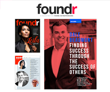 BRiN has been featured in Foundr